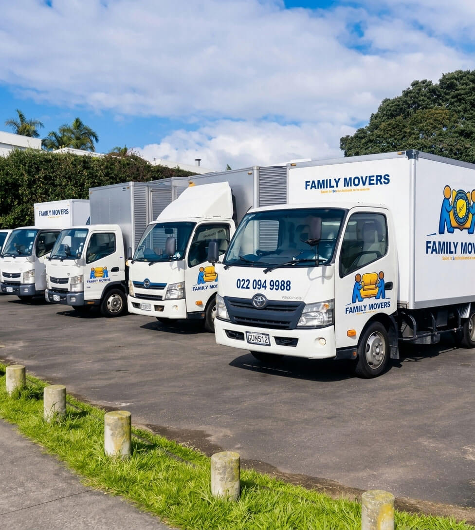 Family Movers fleet ready for a premium full-service move